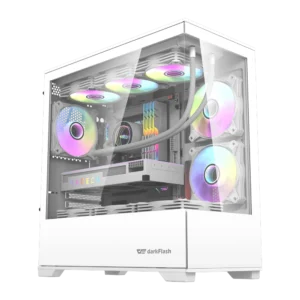 کیس دارک فلش مدل DarkFlash DY415p WH