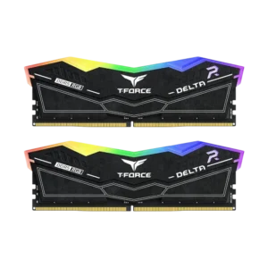 حافظه رم تیم گروپ مدل TeamGroup T-Force DELTA RGB DDR5 16GB Dual 5200MHz CL40 Black