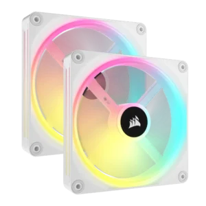 خنک کننده کیس کورسیر Corsair iCUE LINK QX140 RGB White - 2 in 1
