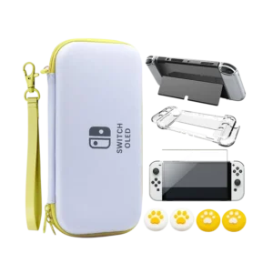 کیف محافظتی کنسول نینتندو سوییچ اولد هفت کاره VGBUS رنگ سفید زرد