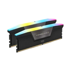 حافظه رم کورسیر مدل Corsair Vengeance RGB DDR5 64GB Dual 6400MHz CL32 - Black