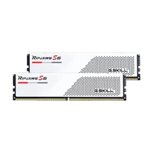رم جی اسکیل مدل G.Skill Ripjaws S5 64GB Dual 5200MHz CL40 - White
